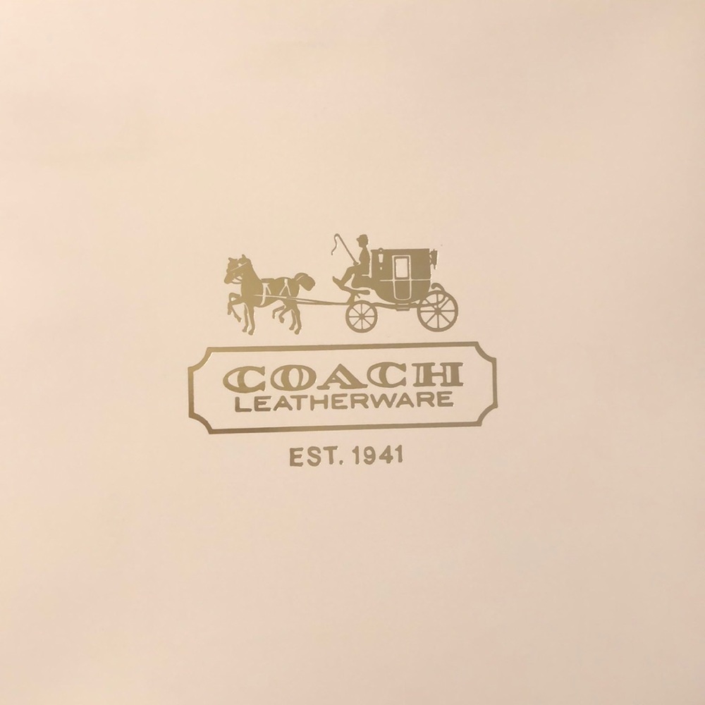 White Leather Coach Purse